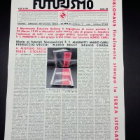 rivista futurismo 29 del 26 marzo 1933 fronte